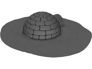 Igloo 3D Model