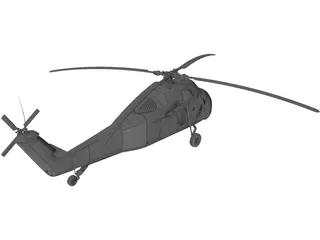 Sikorsky HUS-1 Seahorse 3D Model