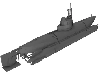 Submarine 3D Model