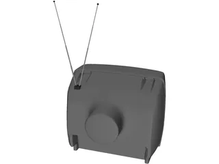 TV Set 3D Model