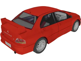 Mitsubishi Lancer Evolution VII 3D Model