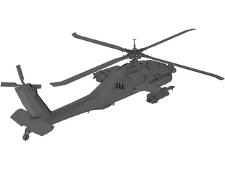 Boeing AH-64D Apache Longbow 3D Model