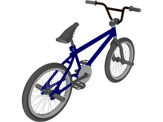 Bike BMX Trial 3D Model