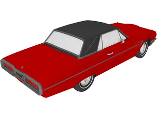 Ford Thunderbird (1964) 3D Model