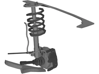 Suspention System 3D Model