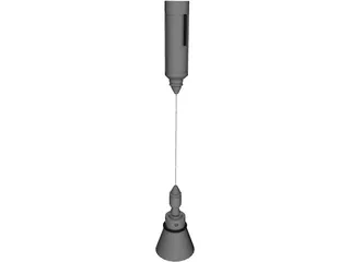 Cable Hung Light 3D Model