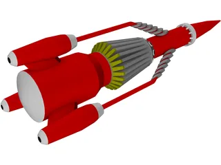 Thunderbird 3D Model