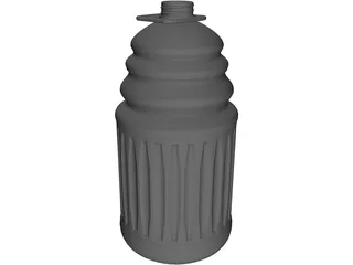 Bottle 128oz 3D Model