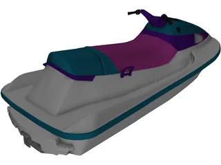 Jet Ski Suzuki 3D Model