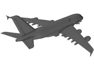 Airbus A380 3D Model