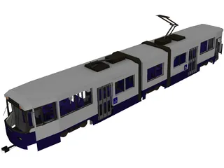 Streetcar 3D Model