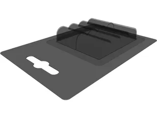 Battery Blister Pack 3D Model