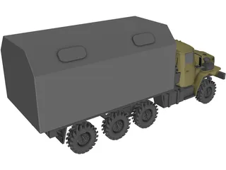 Ural Truck 3D Model