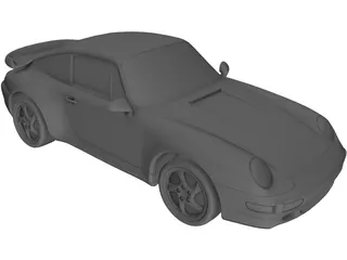 Porsche 911 993 Turbo (1995) 3D Model