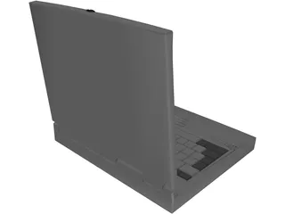 Notebook Toshiba 3D Model