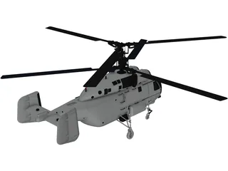 Kamov Ka-27M Helix 3D Model