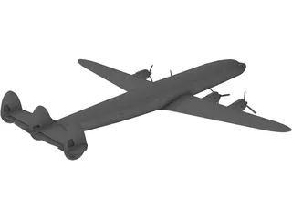 Lockheed C-121 Constellation 3D Model