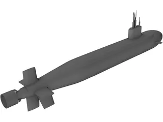 Seawolf 3D Model