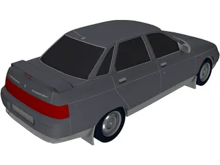 VAZ Lada 2110 3D Model