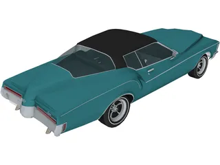 Buick Riviera Boattail (1972) 3D Model