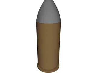 Bullet 9MM Government Edition 3D Model