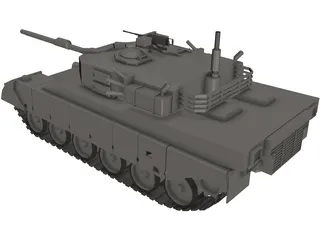 Tank Battle 3D Model