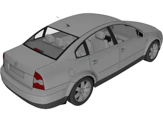 Volkswagen Passat B5 3D Model