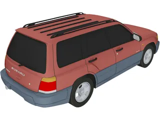 Subaru Forester (1997) 3D Model