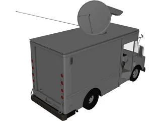 Chevrolet TV Van (1988) 3D Model