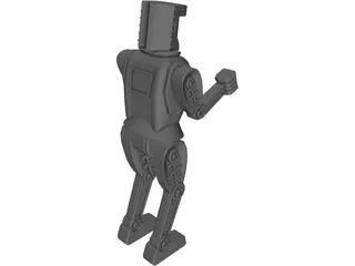 Boxing Robot 3D Model