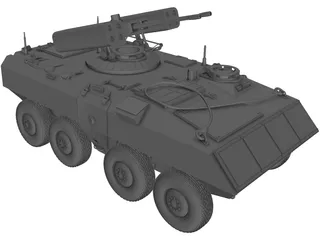 Future Combat Vehicle 3D Model