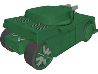 Wheeled APC 3D Model