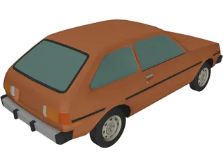 Mazda GLC (1980) 3D Model