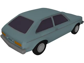Chevrolet Chevette (1977) 3D Model