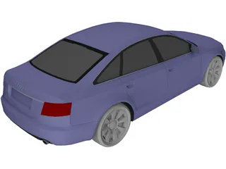 Audi A6 (2004) 3D Model