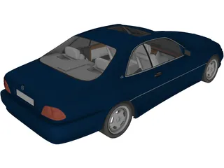 Mercedes-Benz 600 SL 3D Model