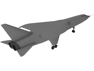 BAC TSR-2 3D Model