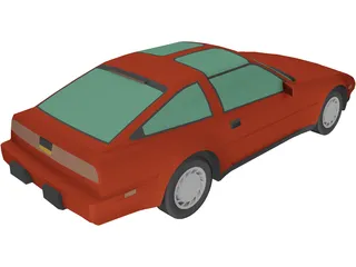 Nissan 300Z (1987) 3D Model