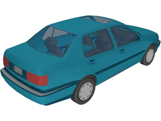 Volkswagen Jetta/Vento (1993)  3D Model