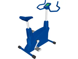 Exercise Bike 3D Model