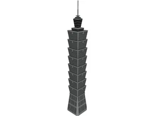 Tower Taipei 3D Model