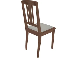 Chair Wood 3D Model