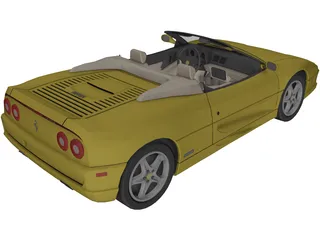 Ferrari F355 Spider 3D Model