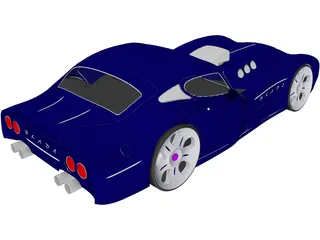 Blade car 3D Model