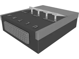 Remote Ultrasonic Old 3D Model