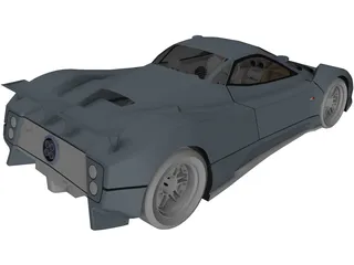 Pagani Zonda 3D Model