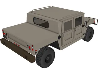 Hummer H1 3D Model