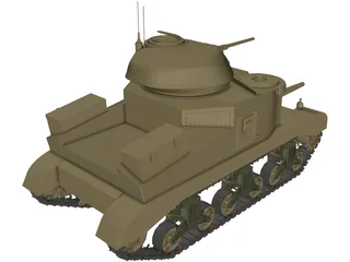 M-3 General Grant 3D Model