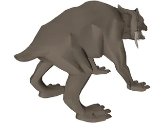 Mr. Tusker Abnormal Creature 3D Model