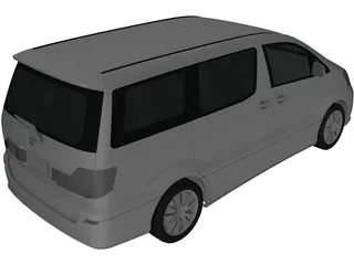 Toyota Alphard 3D Model